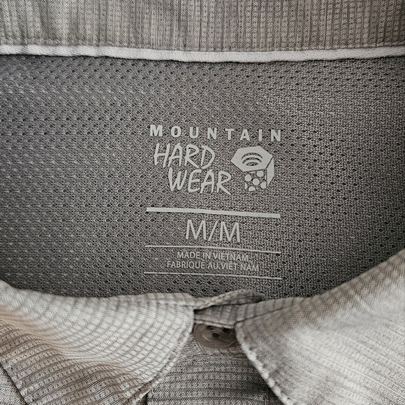 Mountain Hardware Medium Gray Canyon Button Up Long Sleeve Performance S… - Picture 15 of 16